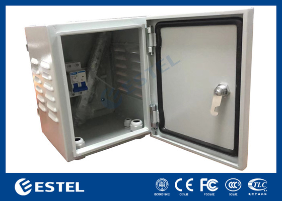 ET202025-P Outdoor Pole Mount Cabinet Dengan Satu Pintu Depan Din Rail Cabinet