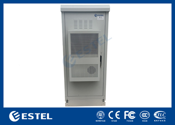32U IP55 Outdoor Integrated Power Cabinet Dengan Distribusi Daya Dan Sistem Pemantauan