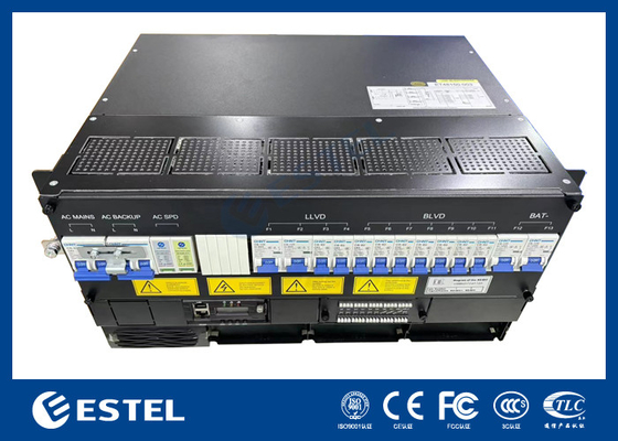 Sistem Daya DC Rack-Mount 7U berkapasitas tinggi 3 27kW, Pengoreksi modular 3000W, Input AC lebar, > 96% Efisiensi