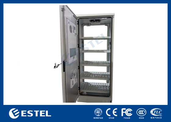 ET9070220-42U IP55 Kabinet Telekomunikasi Luar dengan AC AC AC Konstruksi Baja Galvanis