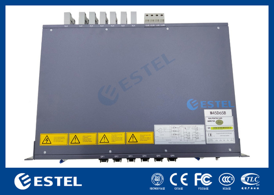 19 Inch 2U Standar Rektifier Power System AC Input DC Output Untuk Kabinet Telekomunikasi