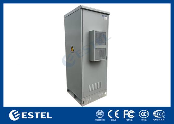 IP55 Galvanized Outdoor Telecom Equipment Cabinet Dengan 200A Rectifier System