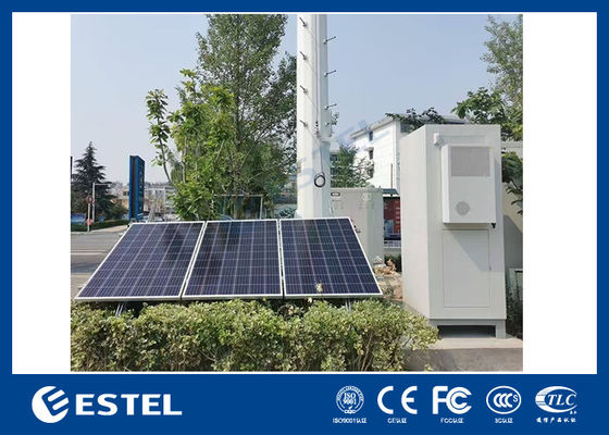 Sistem Daya Telekomunikasi Energi Hybrid Dengan Solar Power Grid Baterai Generator Diesel Untuk Sumber Daya Listrik Lokasi Telekomunikasi Luar Ruang