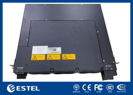 Inverter DC ke AC -48VDC yang Ringkas untuk Sistem Tenaga Telekomunikasi, Catu Daya 1U, Konverter Tegangan Daya