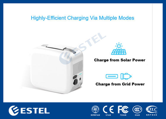 ESTEL eCandle 1KWH Stasiun Daya Portabel Baterai LiFePO4 Pengisian Tenaga Surya Output 300W Cadangan UPS