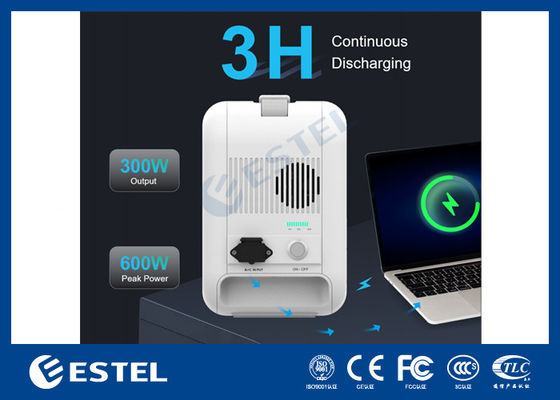 ESTEL eCandle 1KWH Stasiun Daya Portabel Baterai LiFePO4 Pengisian Tenaga Surya Output 300W Cadangan UPS