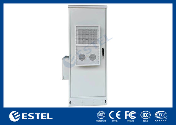 Kabinet Telekomunikasi Luar dengan PDU dan Side Box 40U IP55 Tingkat Perlindungan 2000W Kapasitas Pendingin 220VAC/48VDC Tegangan Masuk
