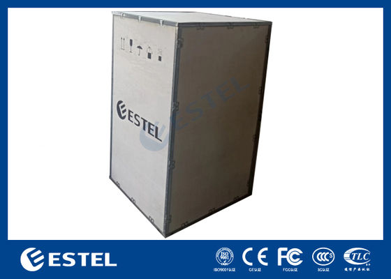 Kabinet Telekomunikasi Luar dengan 18kW 300A Sistem Daya Telekomunikasi, DC Power Supply Rectifiers Kabinet Peralatan Telekomunikasi