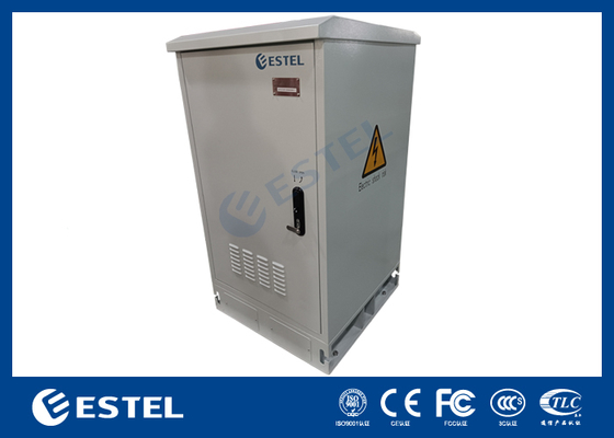 Kabinet Telekom Luar Dengan Sistem Daya Telekom 24kW, DC Power Supply Rectifiers Kabinet Peralatan Telekom