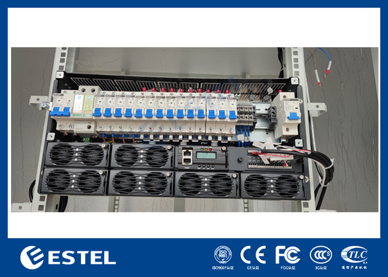 Sistem Daya Telekomunikasi Luar Ruangan Rectifier Kabinet Luar Ruangan 30U dengan Sistem Daya DC Telekomunikasi yang dapat ditingkatkan 9kW hingga 18kW