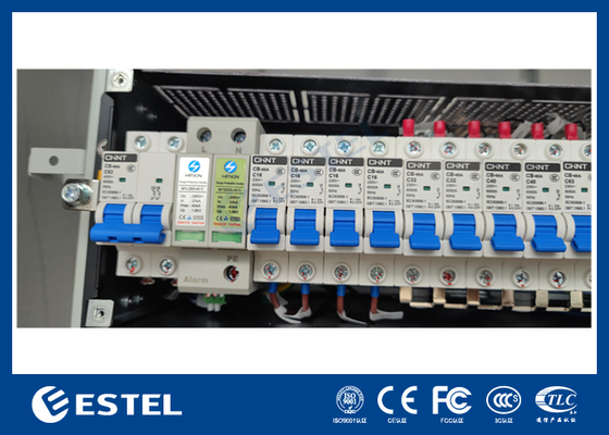 Sistem Daya Telekomunikasi Luar Ruangan Rectifier Kabinet Luar Ruangan 30U dengan Sistem Daya DC Telekomunikasi yang dapat ditingkatkan 9kW hingga 18kW