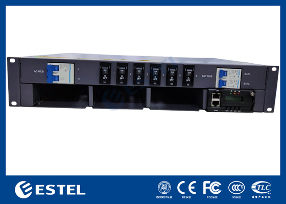 Sistem Daya Telekomunikasi -48VDC dengan Kapasitas Daya 9kW dan Fungsi Kontrol dan Pemantauan Jarak Jauh