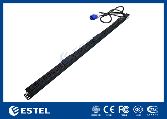 Unit Distribusi Daya Cerdas (PDU) dengan 8 Outlet 16A 250VAC Komunikasi RS-485