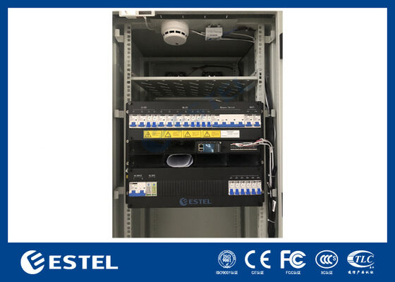 Rumah Daya Luar Ruangan IP65 Sistem Daya Telekomunikasi dengan Penyearah 18kW 300A