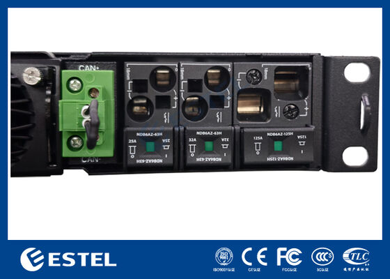 1U 8kW Telecom Rectifier Power with SNMP Management and Compatible with both 3000W and 4000W Modules
