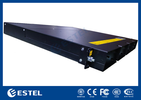 1U 2 Slot Tegangan Tinggi DC dan DC Solar Expansion Shelf untuk 48V Telecom Power Systems