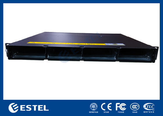 1U 2 Slot Tegangan Tinggi DC dan DC Solar Expansion Shelf untuk 48V Telecom Power Systems