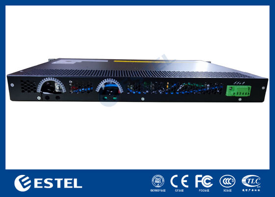 1U 2 Slot Tegangan Tinggi DC dan DC Solar Expansion Shelf untuk 48V Telecom Power Systems