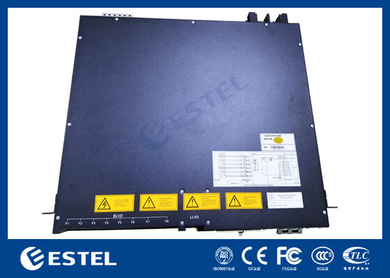 Rak Ekspansi Inverter 1U 4 Slot untuk Sistem Tenaga Cadangan Telekomunikasi