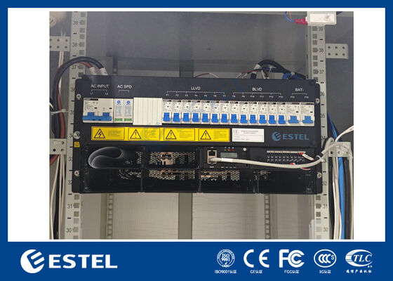 Sistem Rak Kabinet 18kw Terpadu untuk Memberi Daya Peralatan Telekomunikasi
