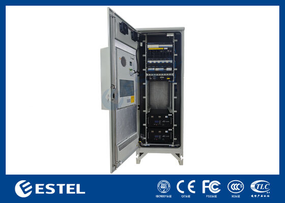 96% Efisiensi Tinggi 12U 16kw Hybrid Power Rectifier Sistem Komunikasi RS485