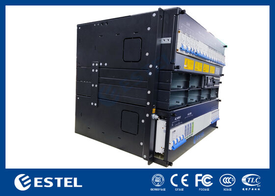 Sistem Daya DC Kompak 7U untuk Jaringan Telekomunikasi dan Infrastruktur Komunikasi Output 6kW Konversi Daya dan Kontrol Terintegrasi