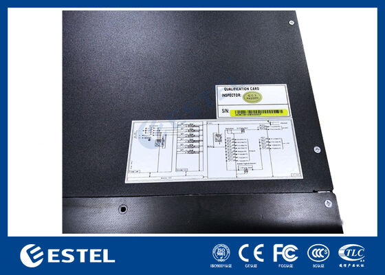 Sistem Daya DC Kompak 7U untuk Jaringan Telekomunikasi dan Infrastruktur Komunikasi Output 6kW Konversi Daya dan Kontrol Terintegrasi