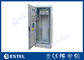 19 &quot;Rack Outdoor Telecom Cabinet Dinding Ganda Pemantauan Lingkungan Komunikasi SNMP