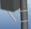 Kabinet UPS Baterai Galvanized Steel Outdoor Pole Mount Enclosure Dengan AC DC