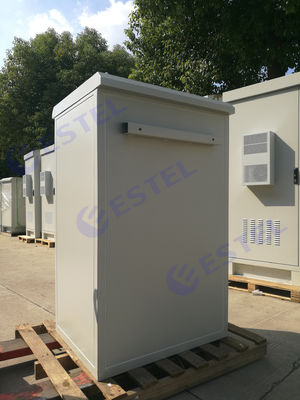 DC Air Conditioner Cooling Pole Mount Enclosure Power Supply Dengan Rak 21U 19 Inch