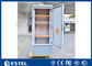 Kabinet Data Luar Ruangan Termostatik IP55 Anti Corrosion Powder Coated Persetujuan CE