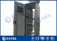Air Conditioner Cooling Outdoor Rack Mount Enclosure Cold Rolled Steel Dengan Akses Depan / Belakang