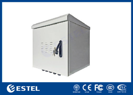 9U Pole Mounted Cabinet IP55 Outdoor Telecom Closure Untuk Stasiun Basis Komunikasi