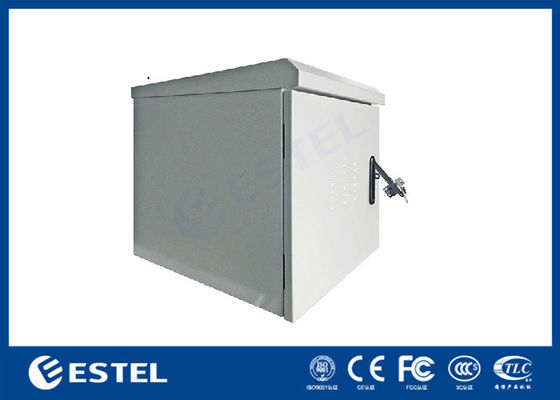 9U Pole Mounted Cabinet IP55 Outdoor Telecom Closure Untuk Stasiun Basis Komunikasi